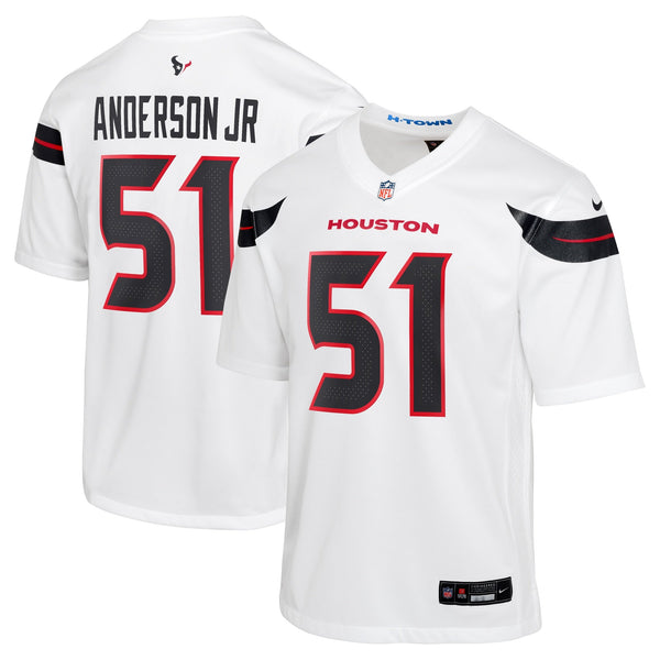 Will Anderson Jr. Houston Texans Nike Youth Game Jersey - White