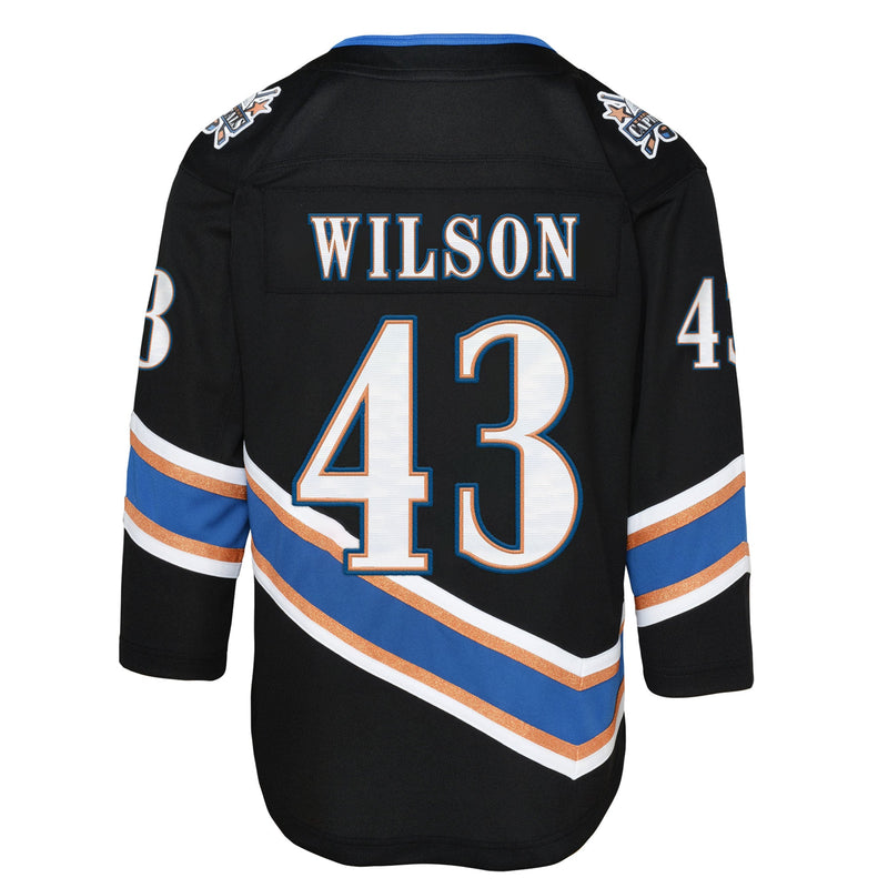 Youth Tom Wilson Black Washington Capitals Alternate 50th Anniversary Premier Player Jersey