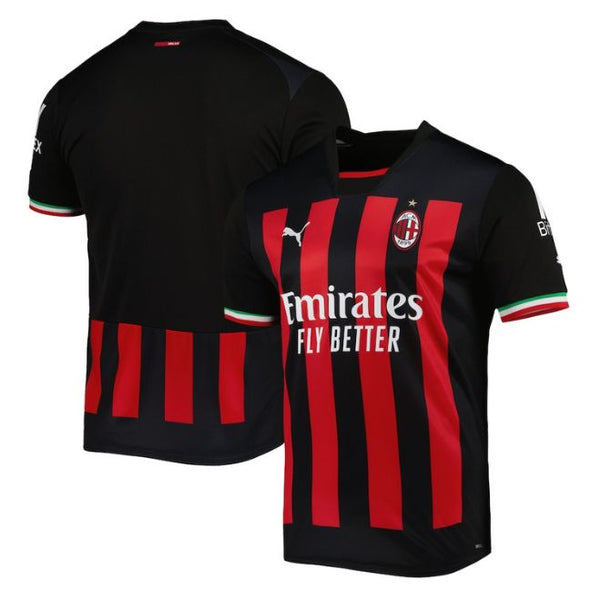 AC Milan Team Unisex Shirt 2022/23 Home Custom Jersey - Black - Jersey Teams World