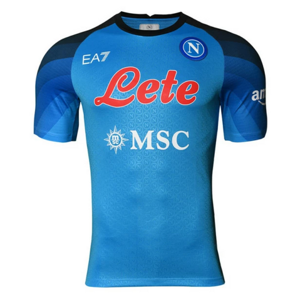 All Players Official SSC Napoli 20222023 sky blue home match shirt Custom Jersey