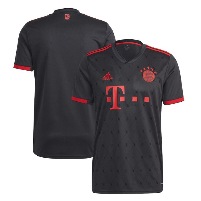 FC Bayern Team Third Unisex Shirt   Custom Jersey - Black