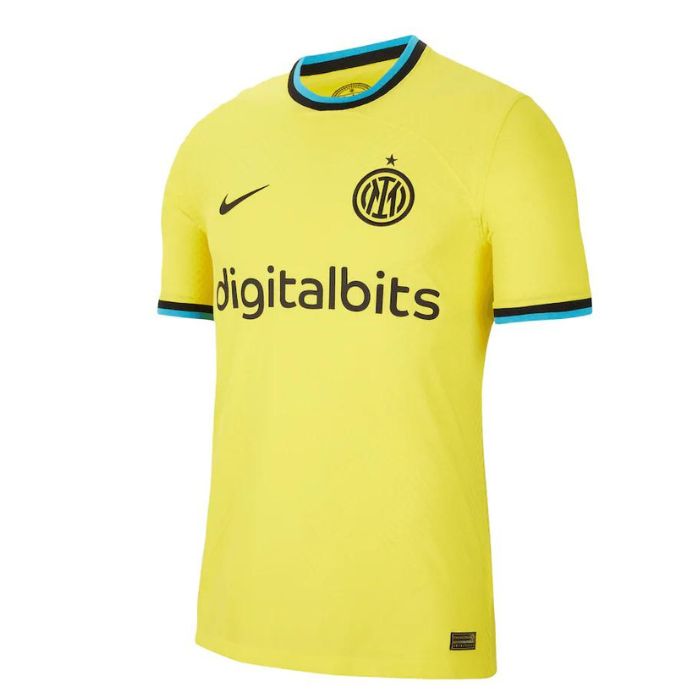 Inter Milan Third Unisex Shirt  Custom Jersey - Yellow