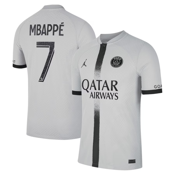 Kylian Mbappé Paris Saint-Germain Jordan 2022/23 Authentic Away Vapor Match  Player Jersey - Black