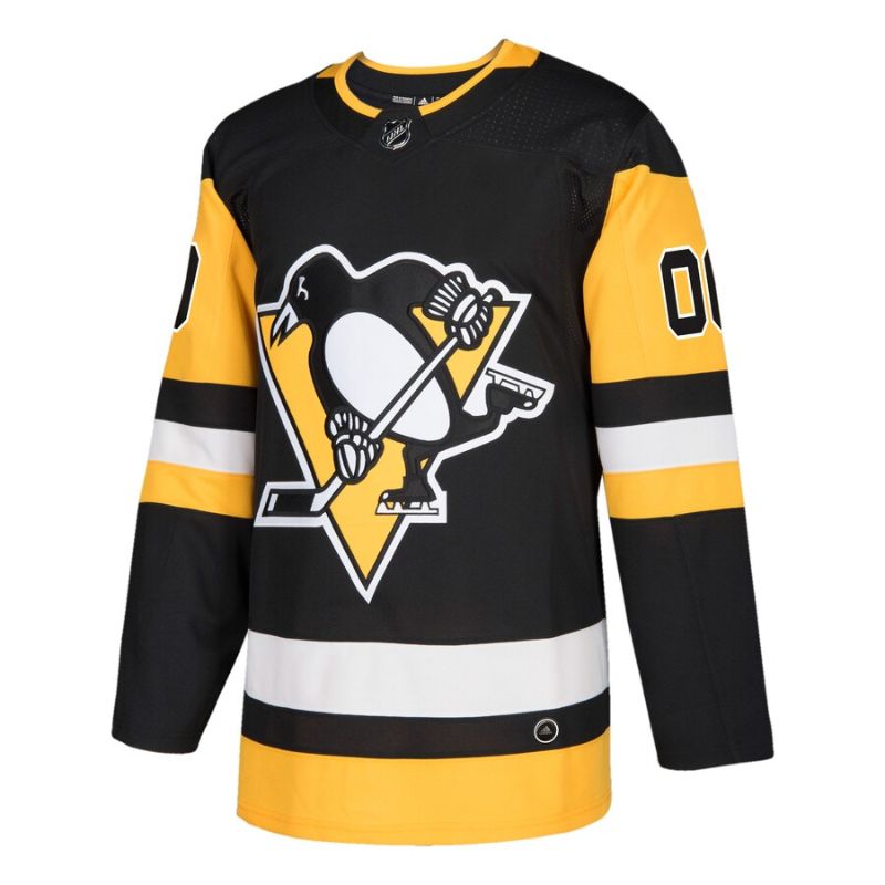 Pittsburgh Penguins Team Unisex Pro Custom Jersey - Black - Champions Jerseys