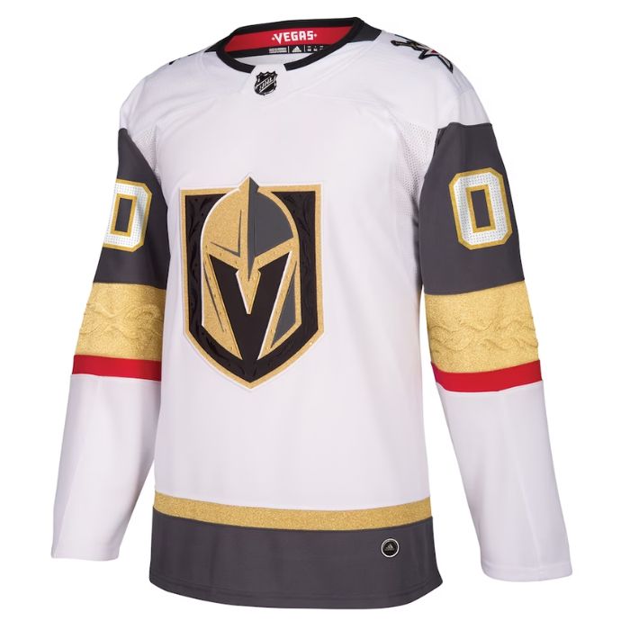 Vegas Golden Knights Team Away Pro Official Customized Jersey - White - Champions Jerseys